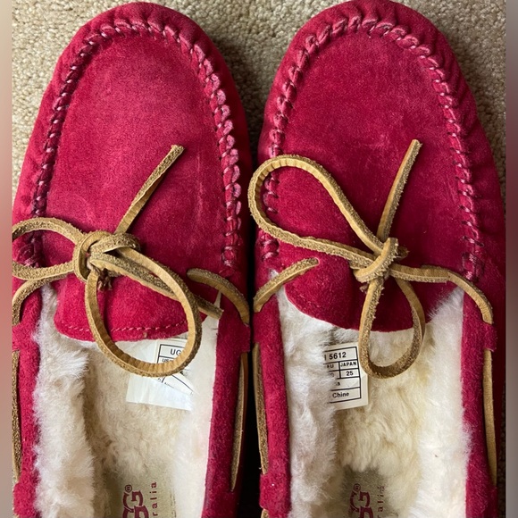 UGG Red Moccasins - Picture 3 of 8
